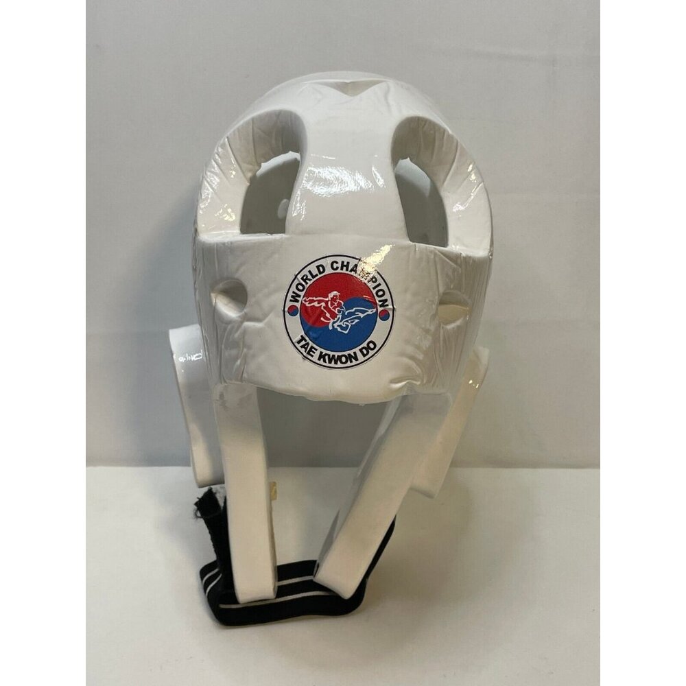 DXV Vision Tae Kwon Do karate open face headgear youth child white